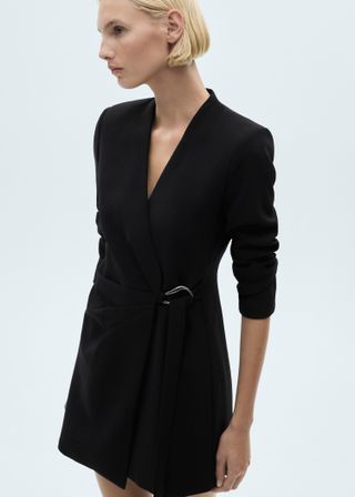 Buckle Wrap Dress - Women | Mango Usa