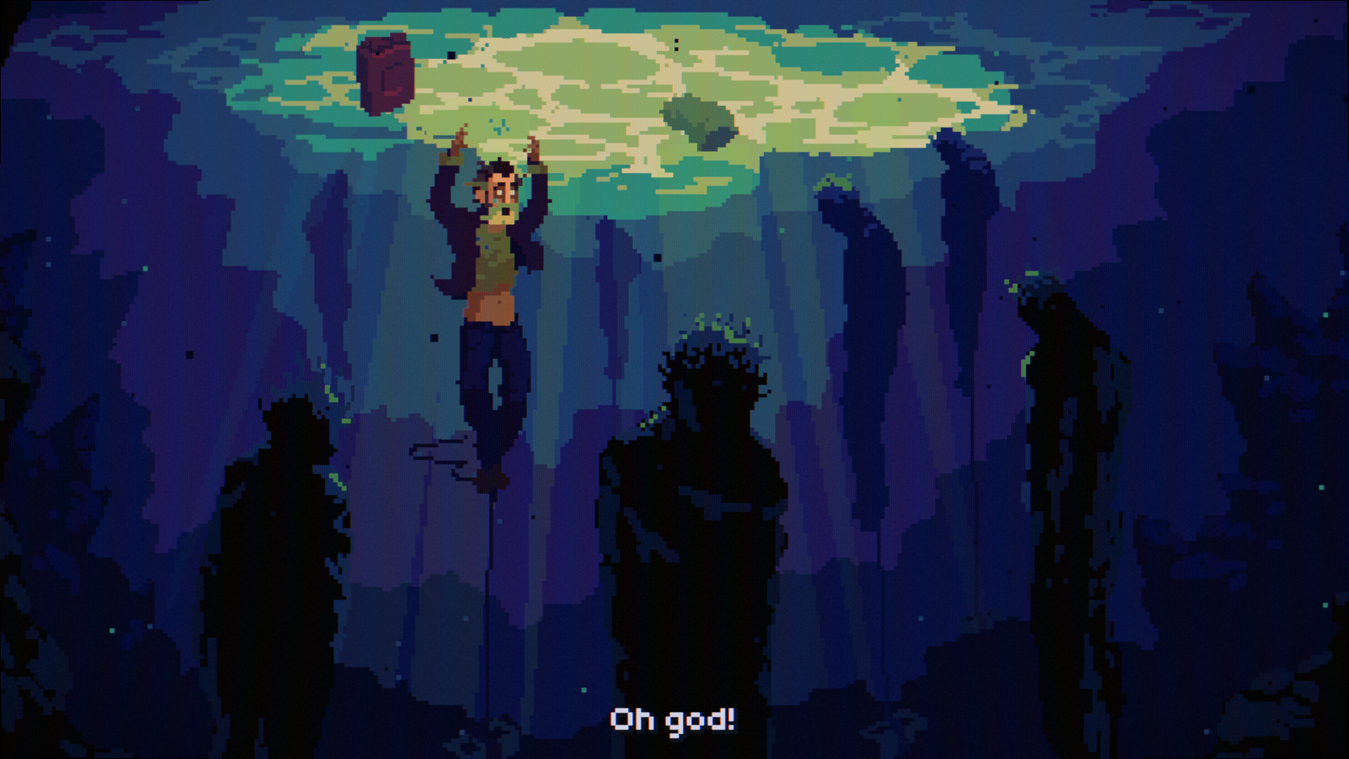 The Drifter; underwater pixel art game