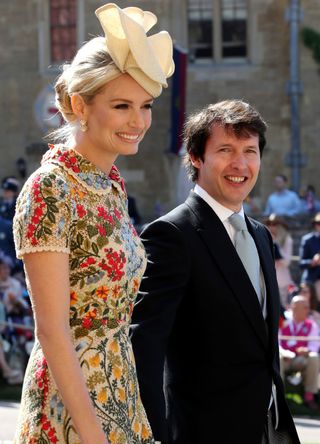 James Blunt and Sofia Wellesley at Prince Harry's wedding