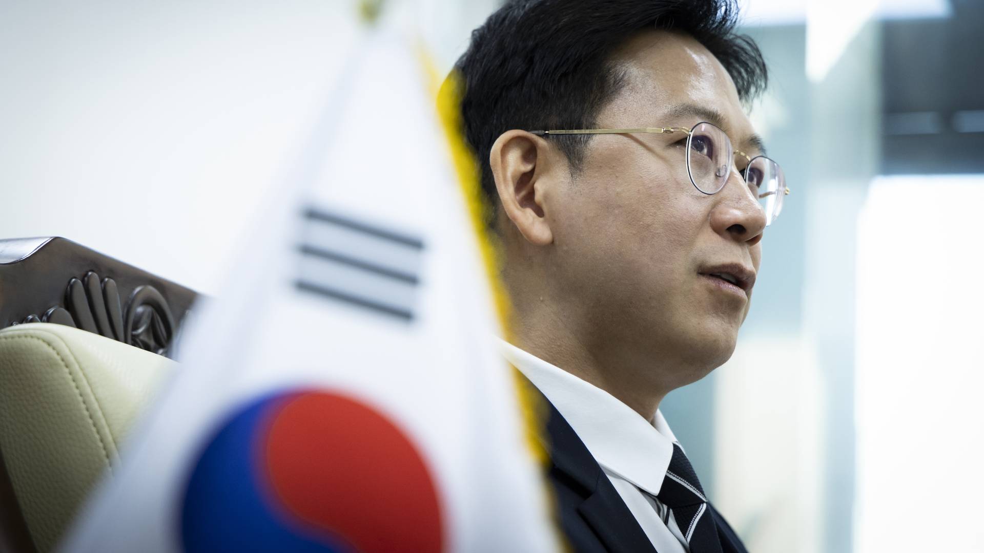Bae Kyung-Hoon, South Korea's science and ICT minister, in Seoul on Nov. 14, 2025.