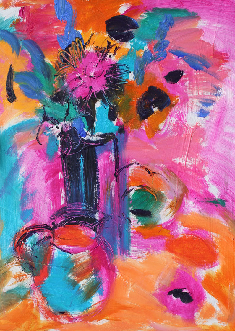 How to paint a vibrant floral still life | Creative Bloq