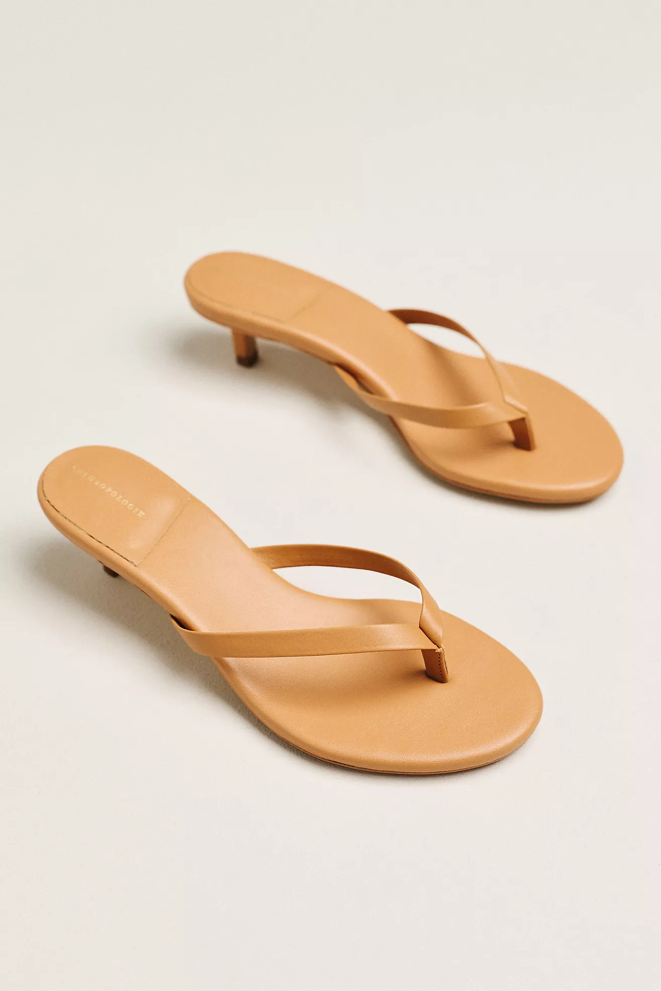 By Anthropologie Flip-Flop Kitten Heels