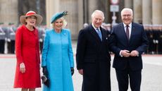 The German president and his wife greet King Charles and Queen Camilla at Brandenburg Gate