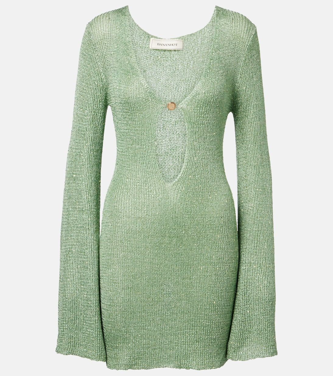 Rey Sequined Knitted Minidress
