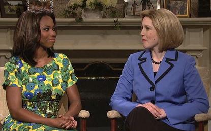 SNL's Hillary Clinton and Michelle Obama spar over who is the better mom