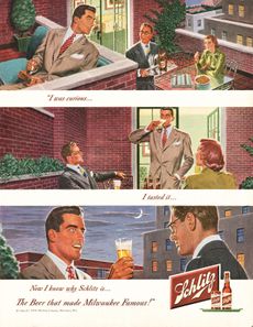 A 1940s beer advertisement.