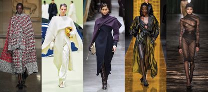 Draping Catwalk Trend 