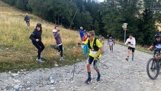 Courtney Dauwalter in the 2023 UTMB