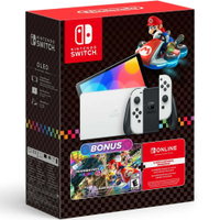 Nintendo  Switch OLED + Mario Kart 8 Deluxe Bundle