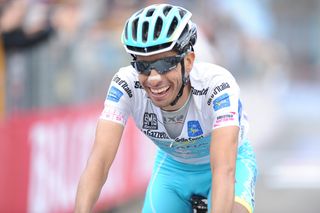 Fabio Aru got the stage win and is second overall.