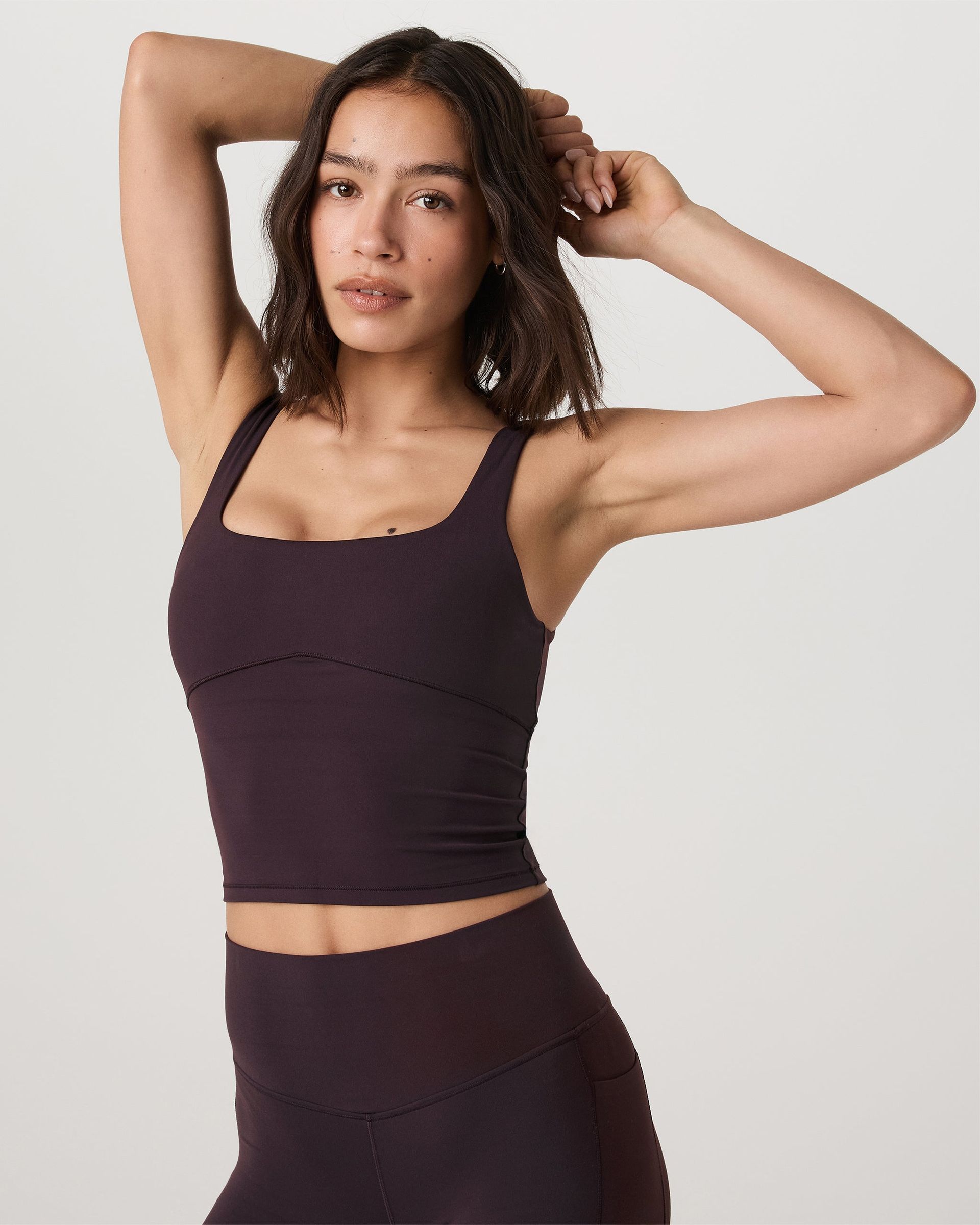Vuori Alltheform™ Support Tank - Raisin - Xxs