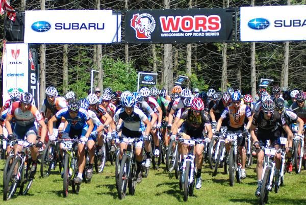The elite men men start at the WORS Reforestation Ramble