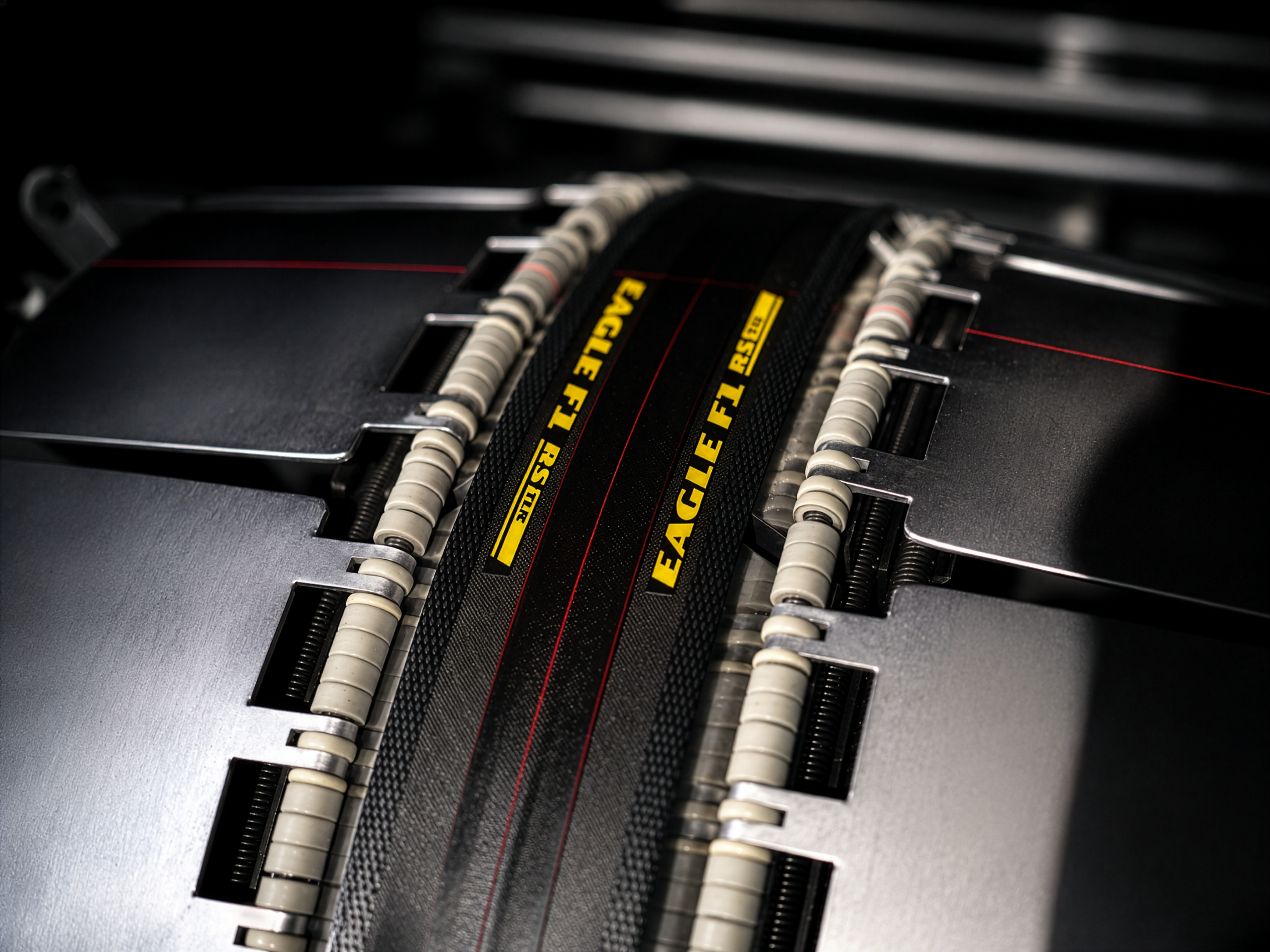 Goodyear Bicycle Tyres being manufactured and tested in a factory