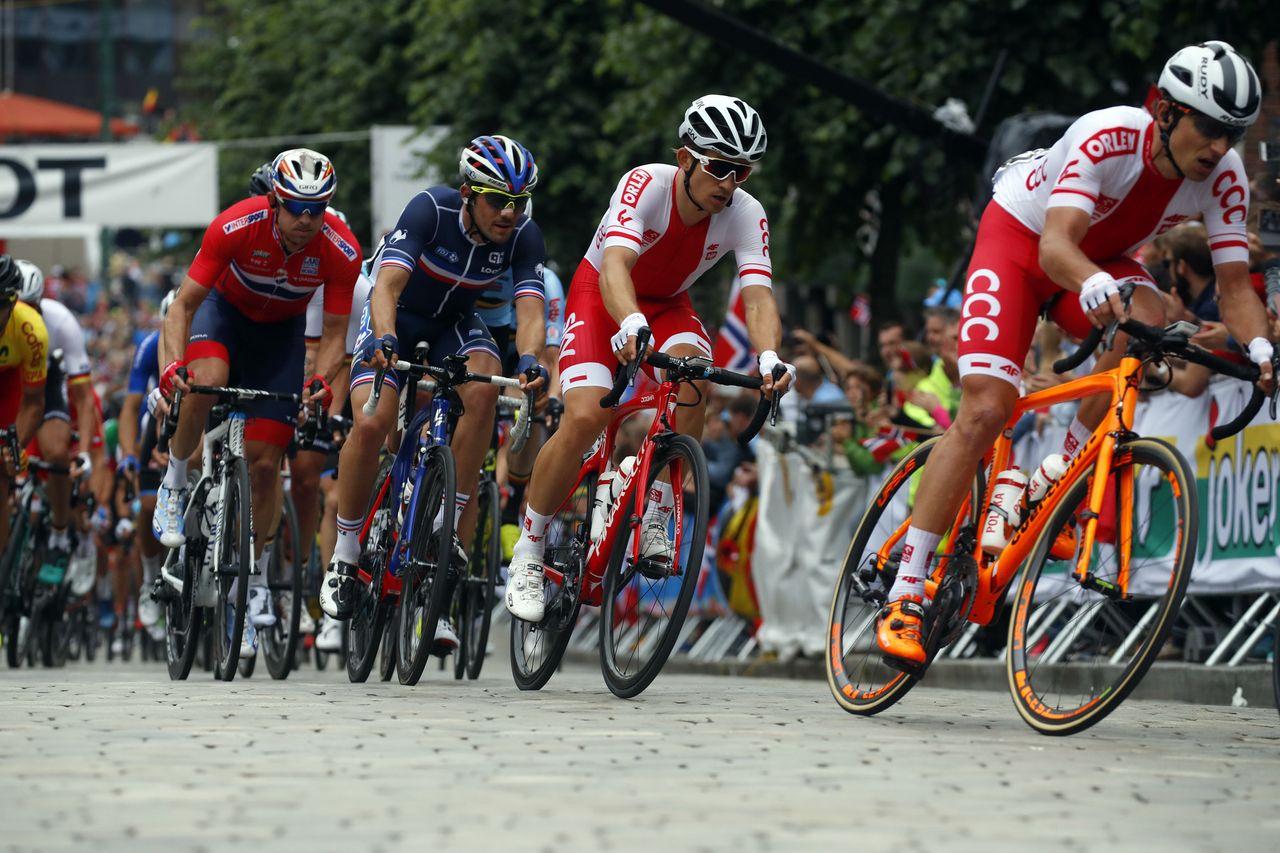 Michal Kwiatkowski had his Polish teammates working all day