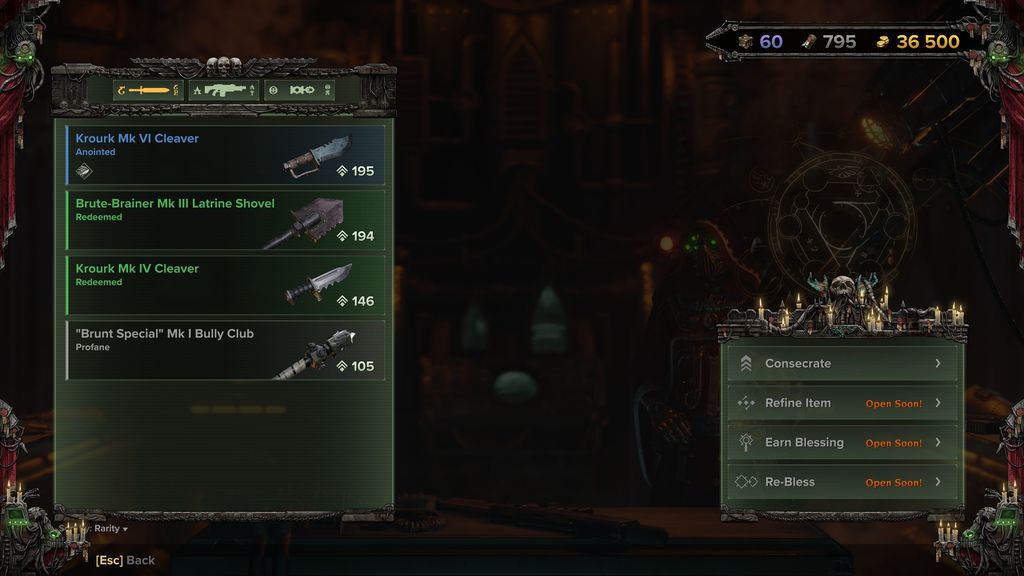 Darktide's crafting system isn't quite ready because Fatshark 'ripped