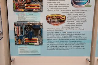 The state-of-the-art GA-EP45-UD3P motherboard developed by Gigabyte Technology.