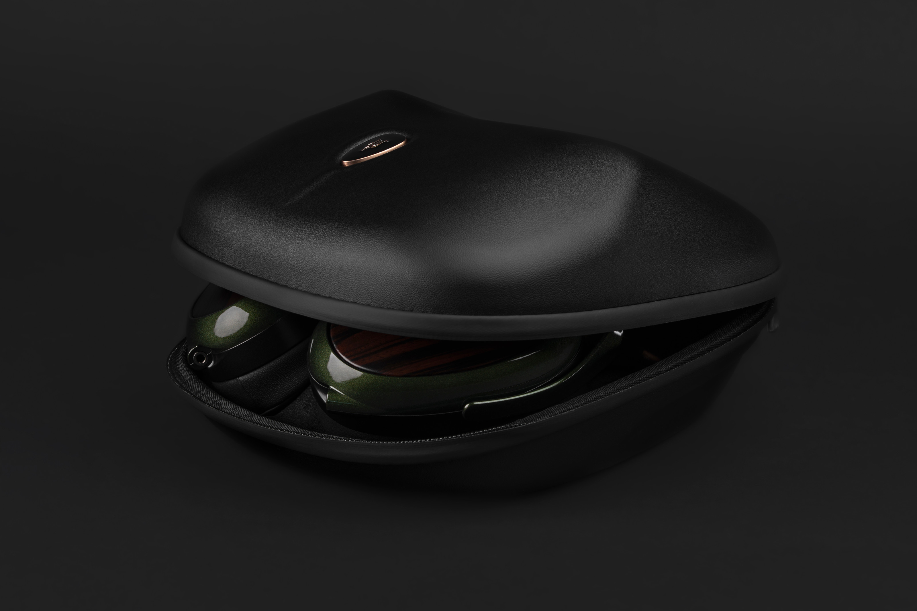 Meze Audio Strada headphones in their carrying case