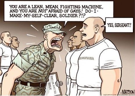 Who&amp;#039;s afraid of gays in the military?