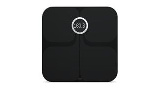 Fitbit Aria Wi-Fi Smart Scale review: the smart scale shown in glossy black