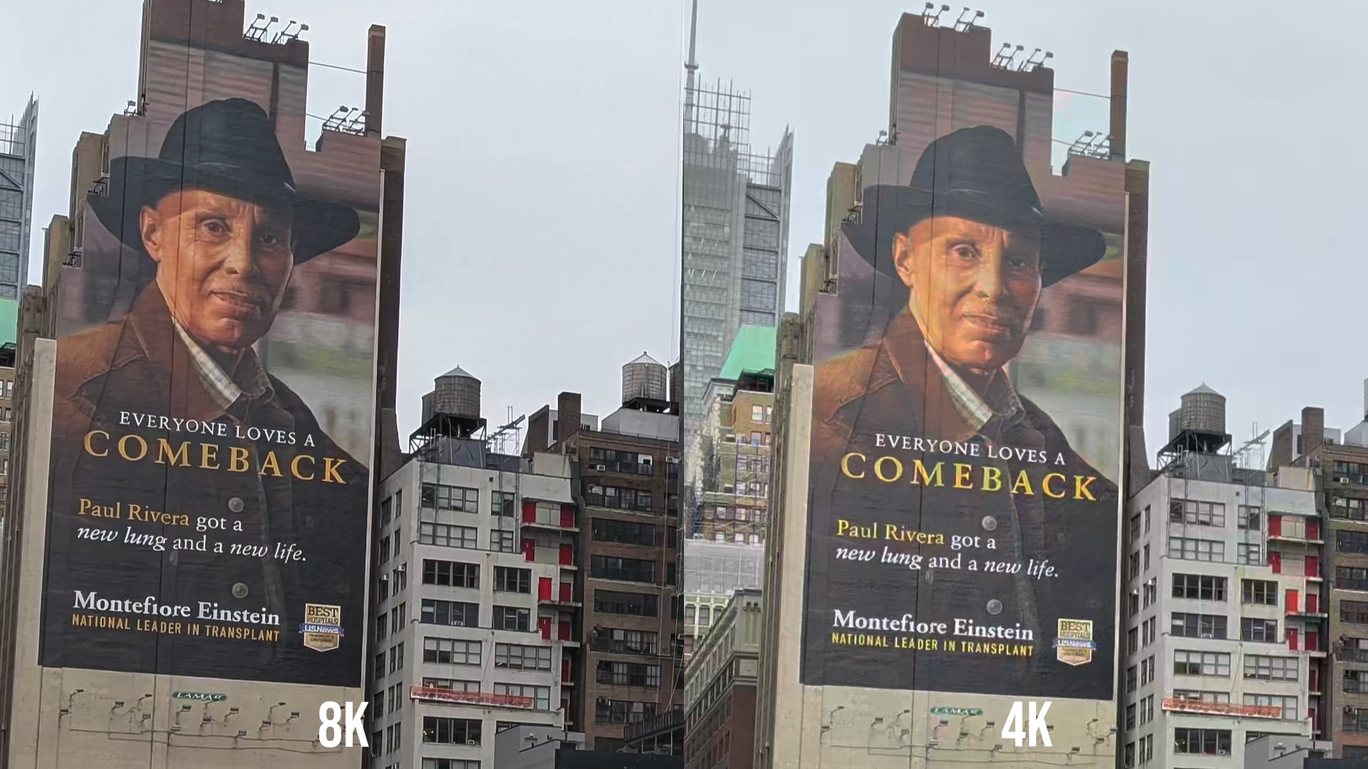 8K video capture with Pixel 10 Pro XL.