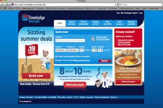 Travelodge home page