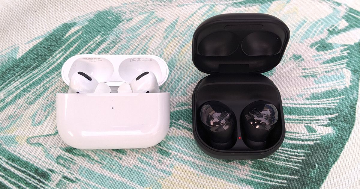 Sindsro respektfuld legation Samsung Galaxy Buds Pro vs AirPods Pro: Which noise-canceling wireless  earbuds win? | Tom's Guide