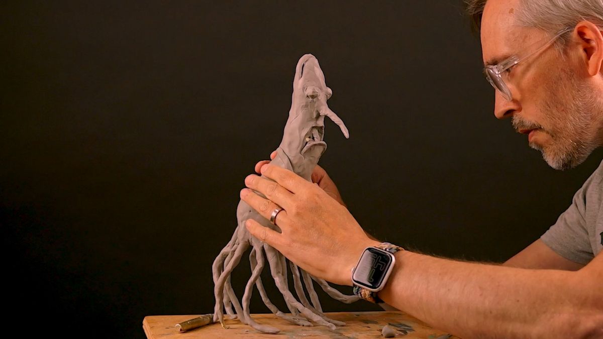 A screenshot of a video game made from clay