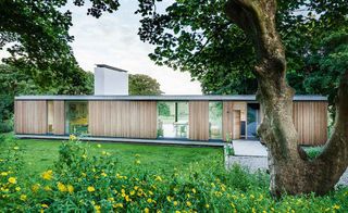Contemporary self build with flat roof
