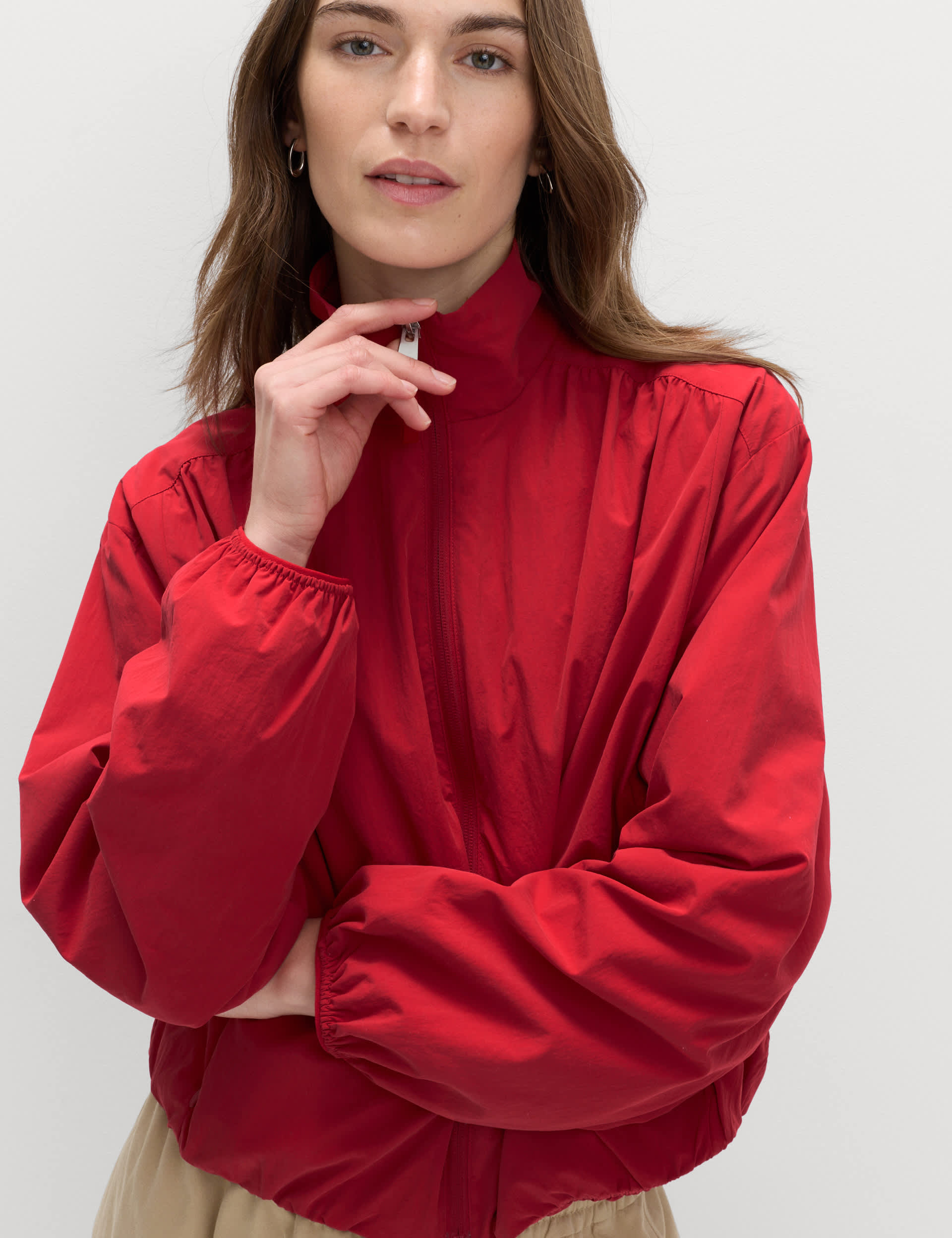 Stormwear&amp;trade; Lightweight Funnel Neck Gathered Jacket