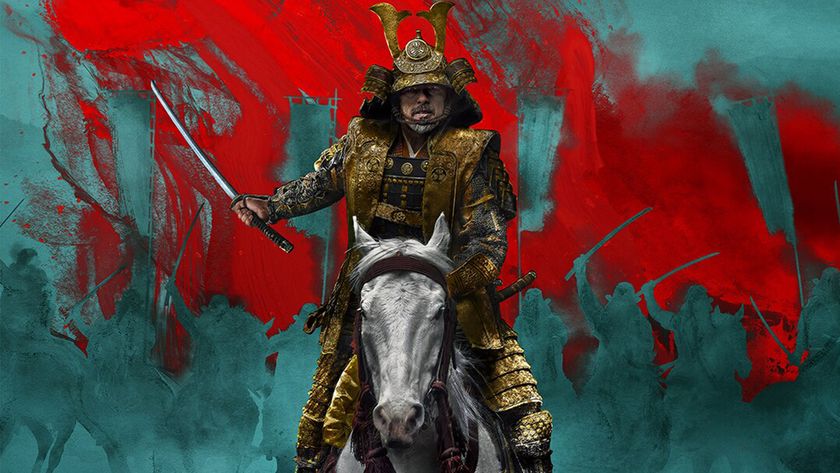 Lord Yoshii Toranaga holds his sword as he rides his horse in a promo image for Shōgun season 1, the forebear of Shōgun season 2