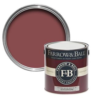 Farrow & Ball Estate Eating room red No.43 Matt Emulsion paint, 2.5L