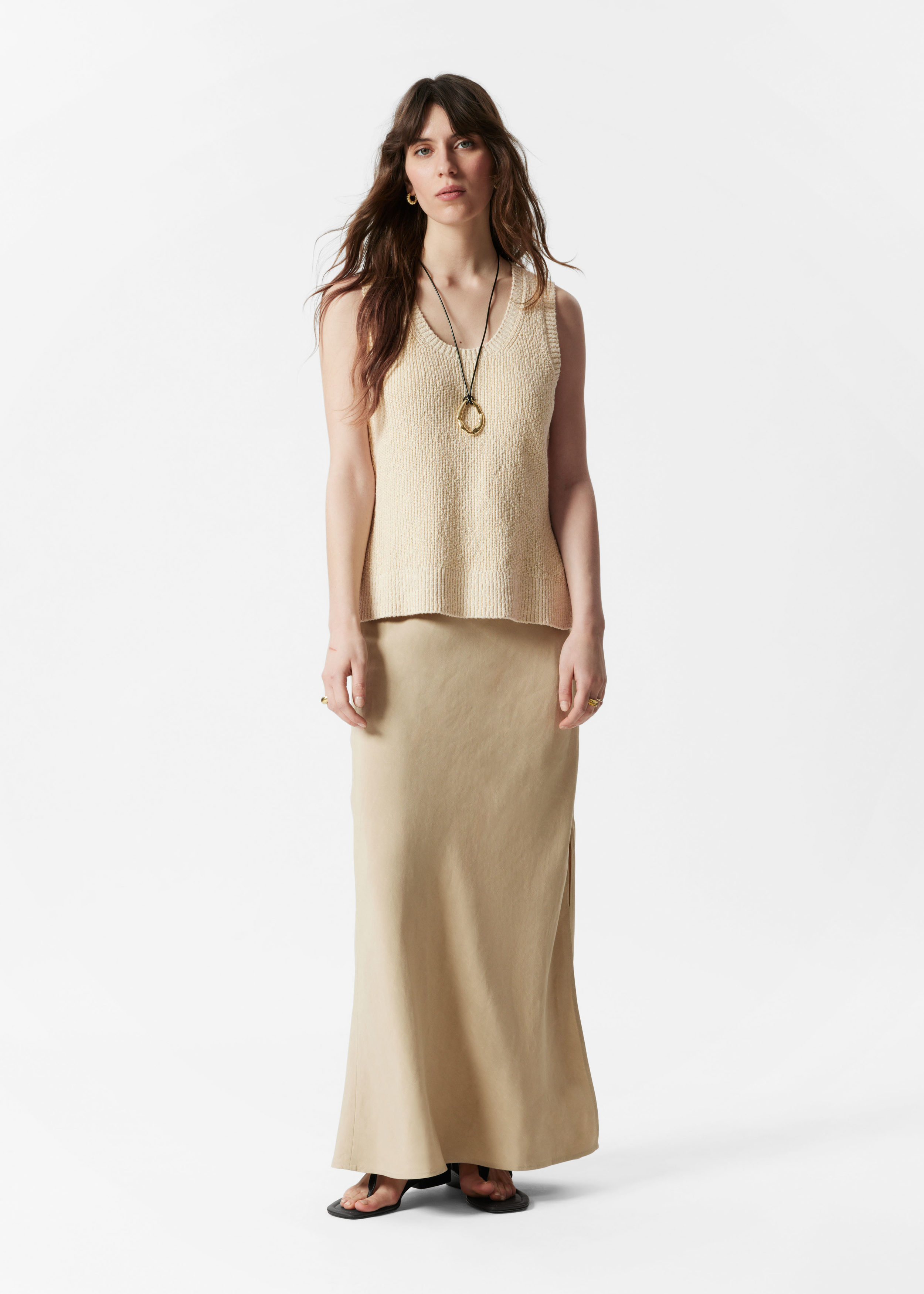 High-Waist Maxi Skirt