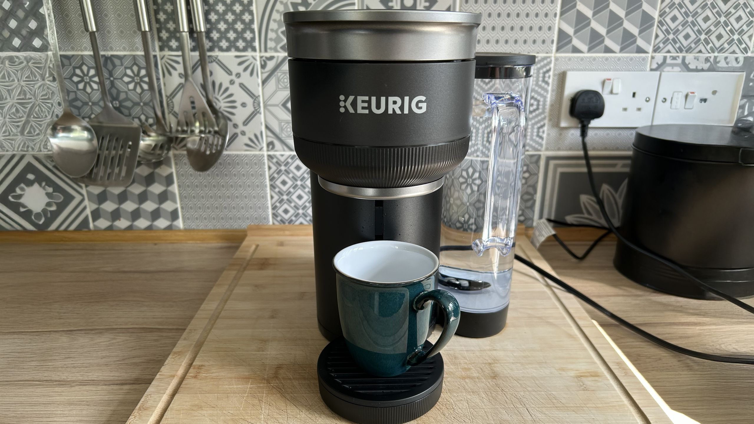 The Keurig K-Crema high-pressure coffee maker produces creamy, smooth brews with speed and ease