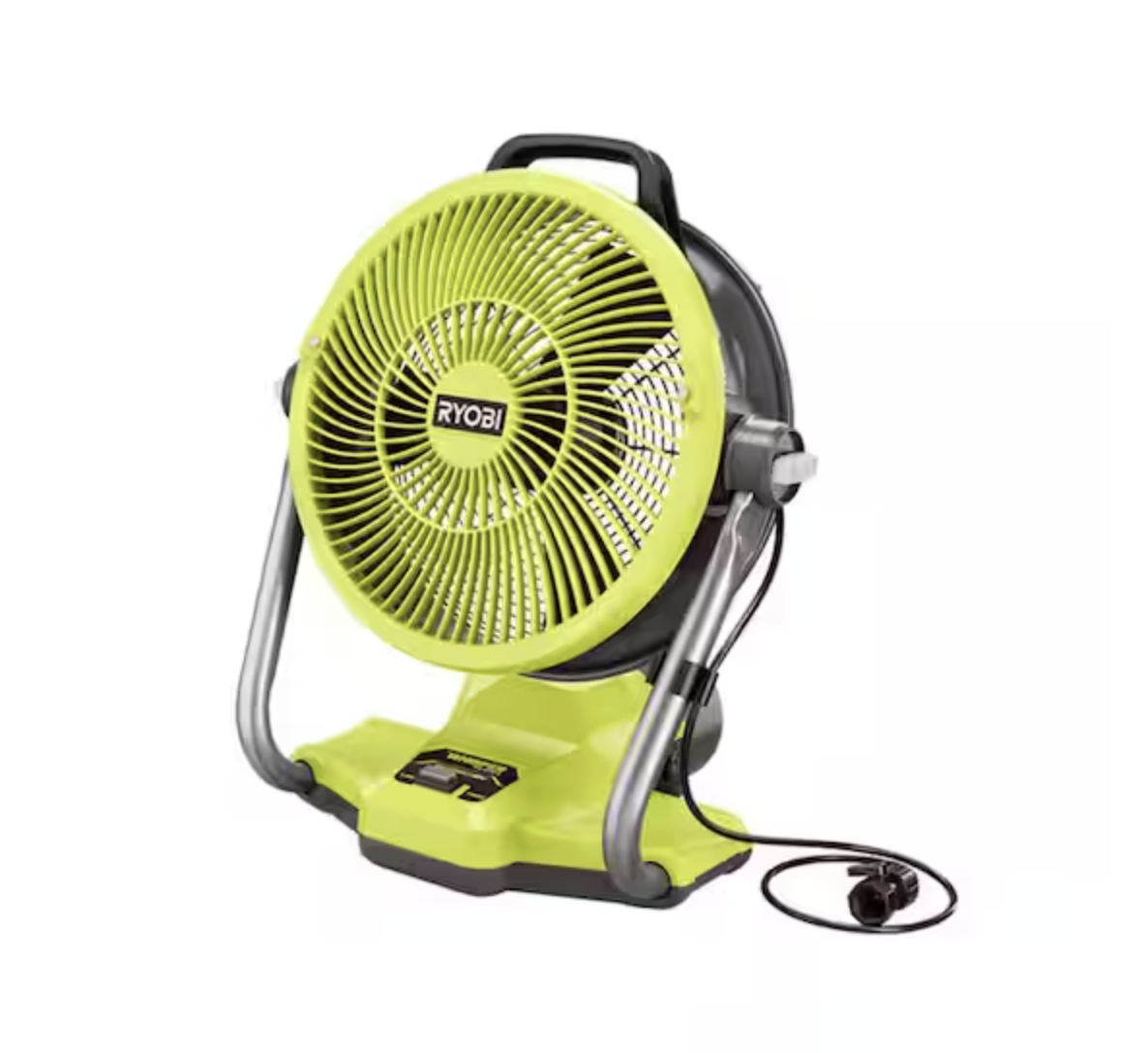 A yellow fan