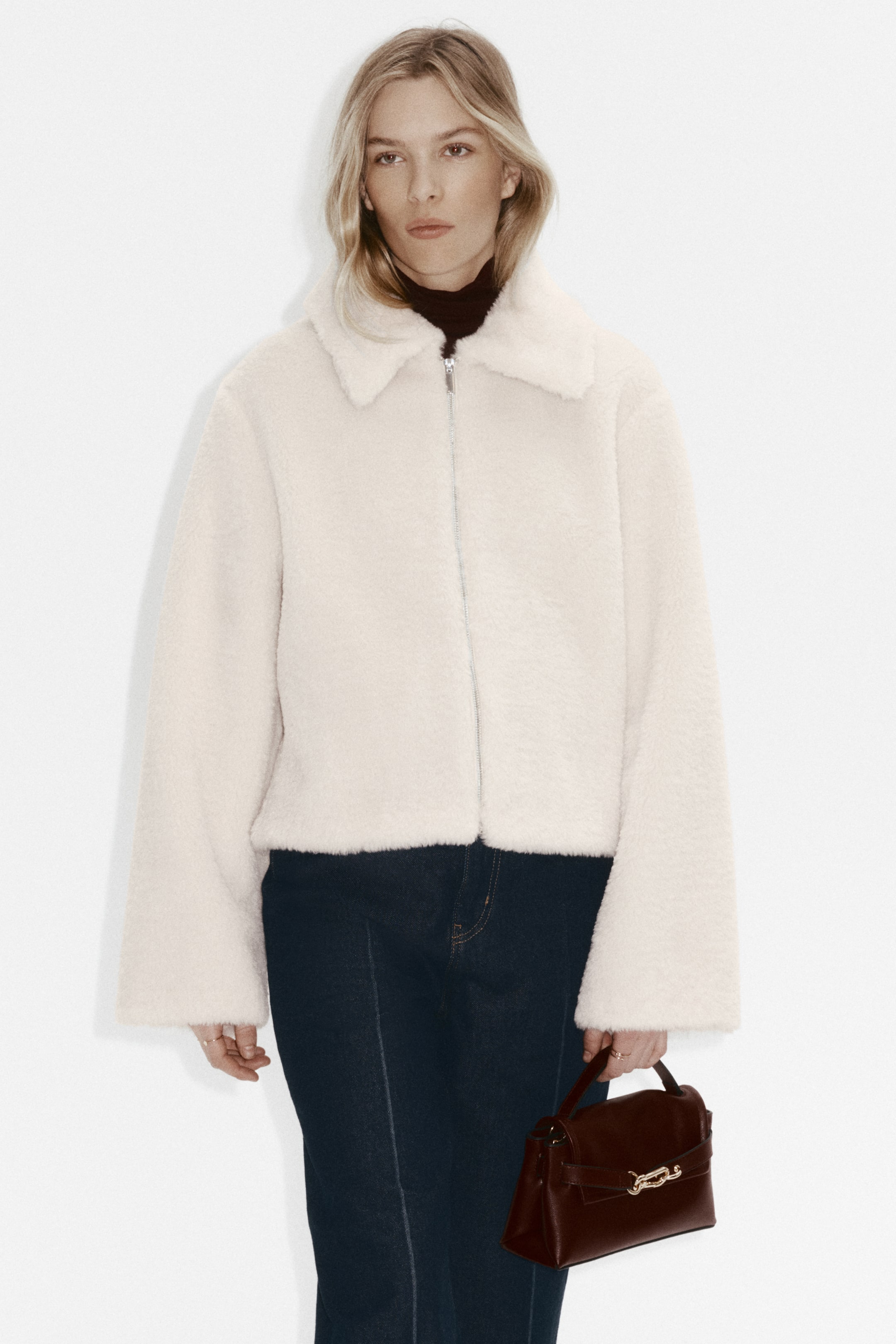 Pile Jacket - Light Beige