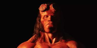 David Harbour promo image as Hellboy