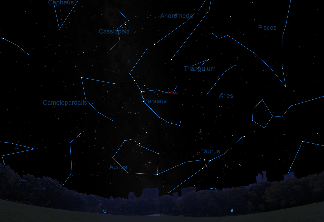 Algol Sky Map November 2015