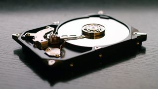 Image of the innards of a hard drive