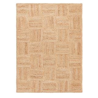 Mulfier Check Woven Jute Rug