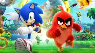 Sonic x Angry Birds crossover