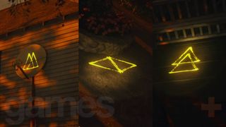 Alan Wake 2 cult stash symbols in park