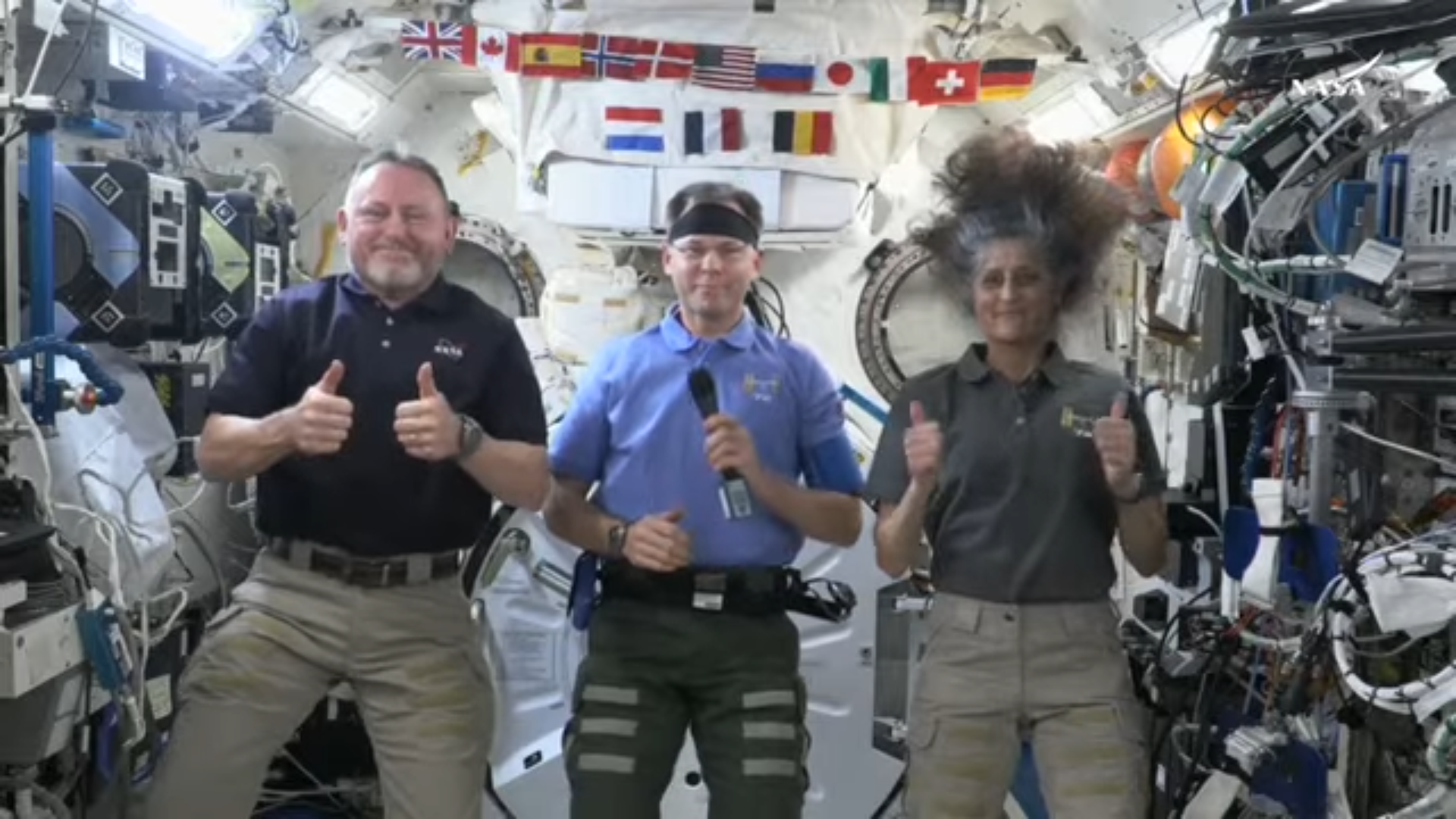 'From my standpoint, politics is not playing into this at all.' 'Stuck' NASA astronauts on ISS grilled on Earthly politics as long 9-month mission nears end