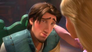 Flynn Rider's smolder in Tangled