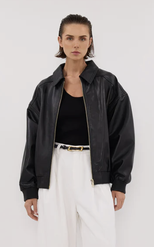 Dissh, Hutton Black Leather Jacket
