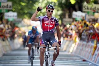 Philippe Gilbert (Silence-Lotto) won the 20th stage of the Giro in Anagni.