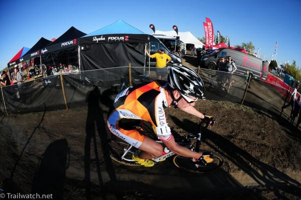 Tristan Schouten (Optum p/b Kelly Benefit Strategies) rounding a 180-degree turn