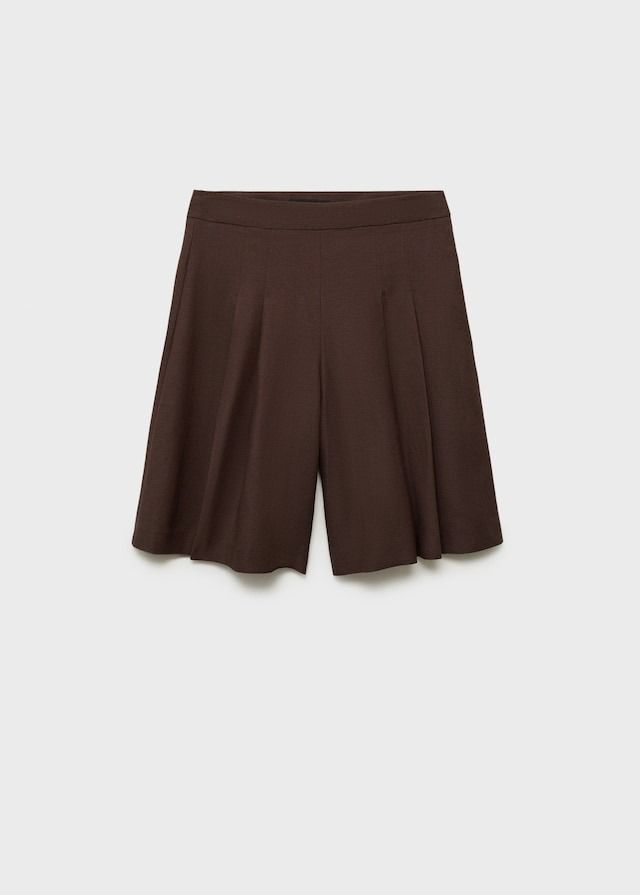 MANGO, Linen-Blend Suit Bermuda Shorts - Women | Mango Usa
