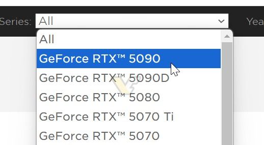 Nvidia RTX 50 series