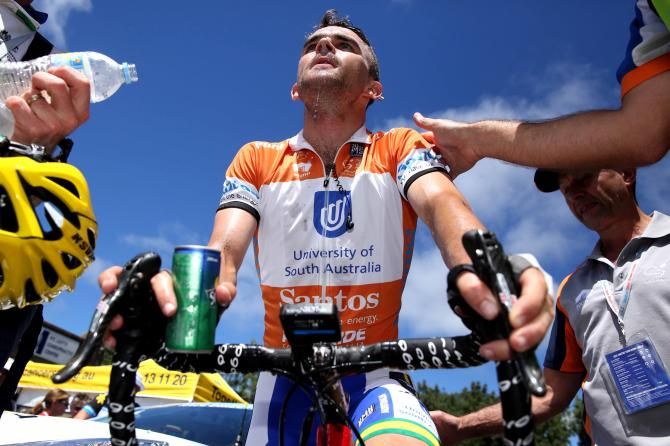 Jack Bobridge (UniSA) after the stage