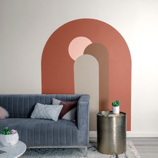 Painted arch layered with more arches
